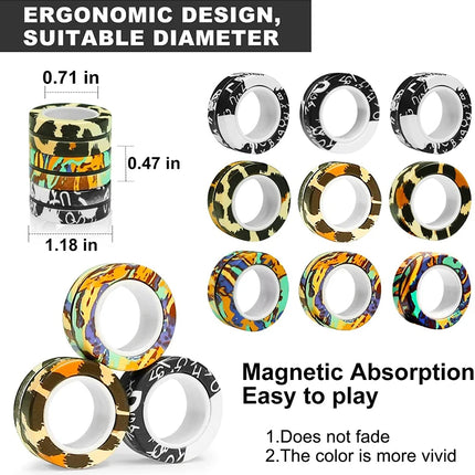 Magnetic Rings Fidget Toy - photo 4