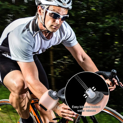 Wrist water bottle for sports in multiple color options for athletes
