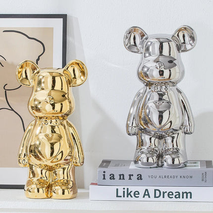 Aesthetic Bear Brick Ceramic Statue - photo 4