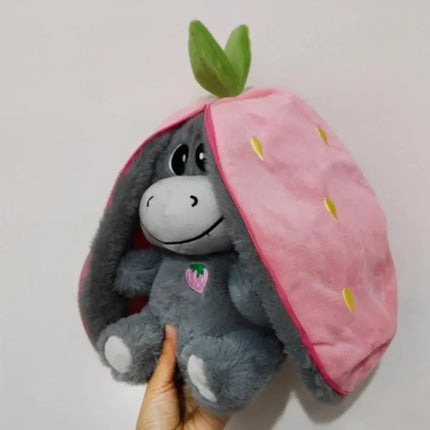 Strawberry Donkey Breathing Plush Doll - photo 4