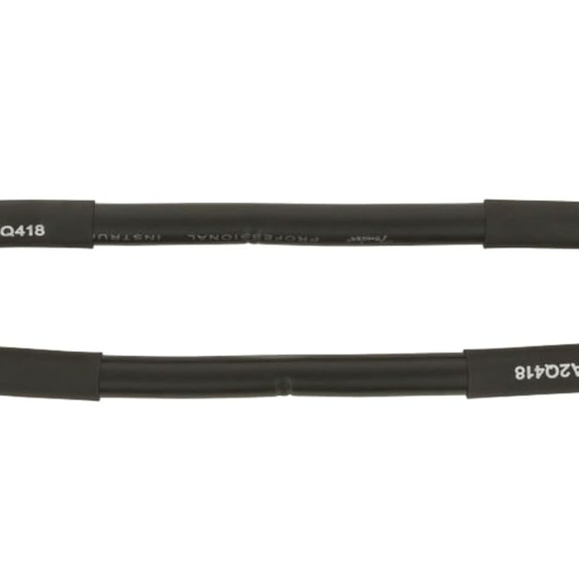 Professional Series Instrument Cable, Guitar Cable, Guitar Accessories, Angle/Angle, Black, 6in, 2-Pack