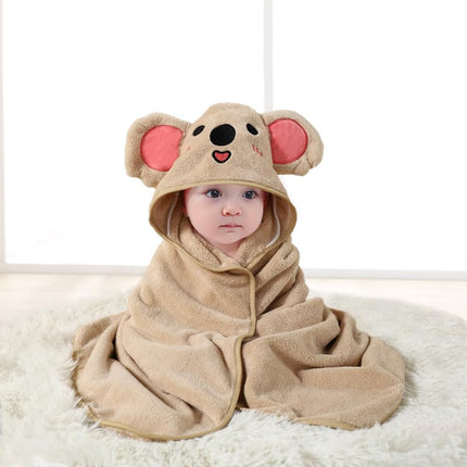Hooded Baby Towel - Premium Soft Bath Towel for Baby, Newborn,Infant - Ultra Absorbent,Natural Baby Stuff Towel, Soft Coral Velvet Coral Fleece Bath Towel for Boys and Girls (Happy Dinosaur)