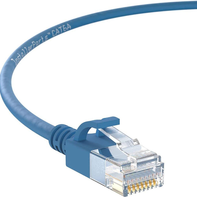 Ethernet Cable CAT6A Slim Cable UTP Booted 20 FT (10 Pack)
