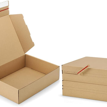 Shipping-Boxes-12x9x3 Inches: 25 Pack-Self-Seal-Cardboard-Boxes-for-Packaging, Brown-Shipping-Boxes-for-Packing-Small-Business, Corrugated Box Mailers for Book Shoes Gift Mailing