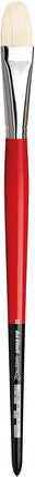 da Vinci Hog Bristle Series 7055 Maestro 2 Artist Paint Brush, Straight Edge Spalter with Red Handle, Size 60