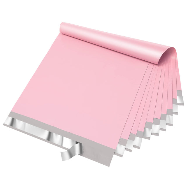 Poly Mailers 14.5x19 Inch 50pc Shipping Bags for Small Business Pink