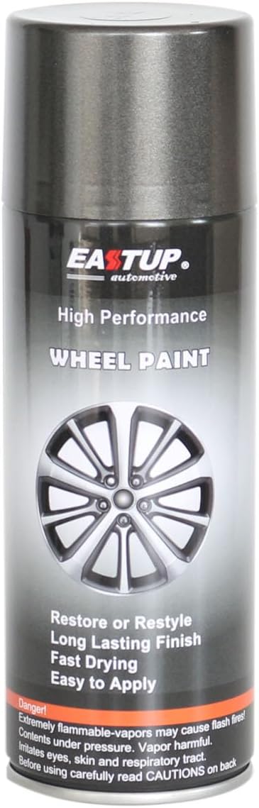 Premium Metallic Black Acrylic Enamel Wheel Paint Spray