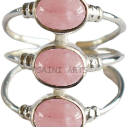 925 Sterling Silver Ring For Women & Girls, Simulated Garnet Ring Gemstone Unique Handcrafted Ring