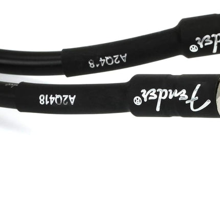 Professional Series Instrument Cable, Guitar Cable, Guitar Accessories, Angle/Angle, Black, 6in, 2-Pack