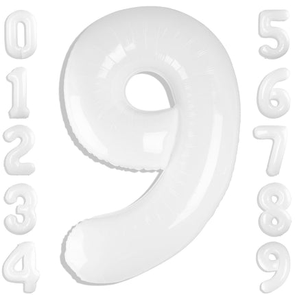 Number Balloons 5 Balloon Blue Birthday Decorations for Men Party, 40 Inch
