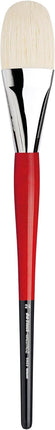 da Vinci Hog Bristle Series 7055 Maestro 2 Artist Paint Brush, Straight Edge Spalter with Red Handle, Size 60