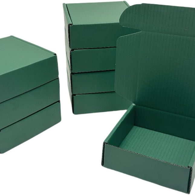 50 Pcs 4.7 x 4.7 x 1.6 Inches Mini Size Corrugated Cardboard Gift Boxes