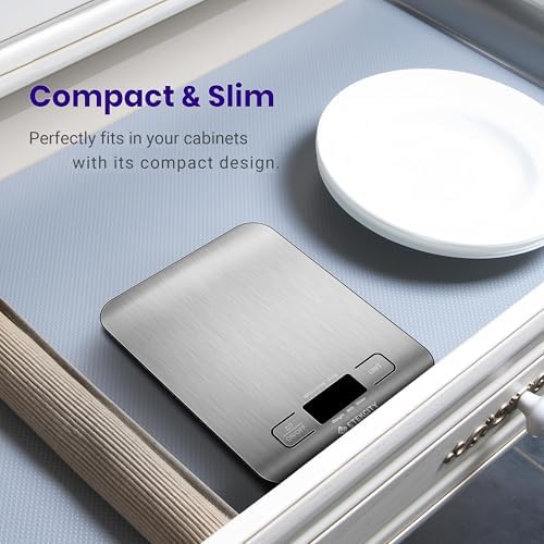 Etekcity Digital Food Kitchen Scale — Grams and Ounces, Stainless Steel