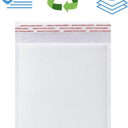 SourcetoHome 100-Pack #0 Bubble Mailers – 6x10” | Made in USA | Recyclable - supplement facts label