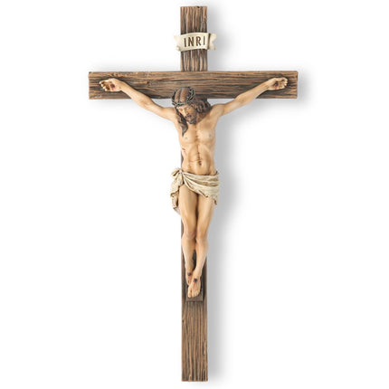 Catholic Crucifix Wall Cross 10"H Jesus Cross Wall Decor