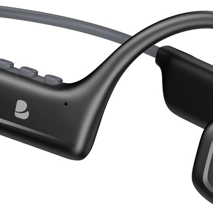 Bone Conduction Headphones, Open Ear Bluetooth Headphones, IPX6 Sweat Resistant, Bluetooth V5.4, 8H Playtime, Comfortable Fit Wireless Earbuds for Running, Gym, Cycling, Outdoor, Black