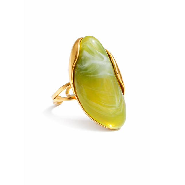 Colorful Chunky Statement Rings for Women Large Acrylic Resin Jewelry