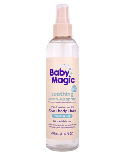 Soothing Clean-Up Spray, Vanilla & Oat, Hypoallergenic, 8 oz