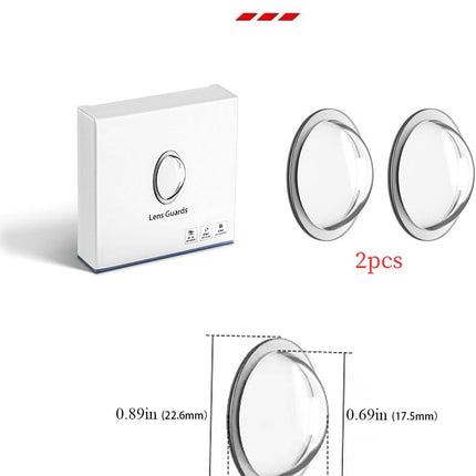 Car Camera Lens Protector - 360° All-Round Protection, Anti-Scratch & Waterproof, Compatible with Most Vehicle Cameras (2PCS)