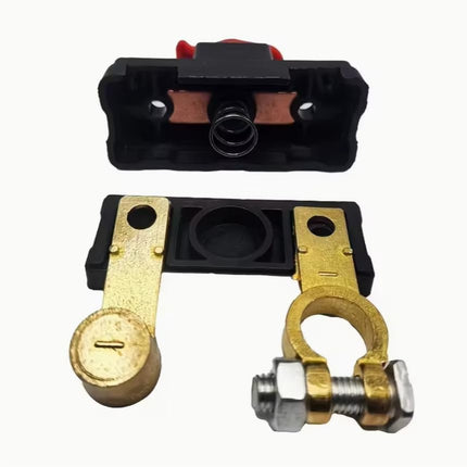 2Pcs Battery Disconnect Switch 12 Volt 24 Volt, High Conductivity Battery Cut Off Switch, Pure Copper Manual Rotary Battery Shut Off Switch for Car Truck RV Boat Power Control