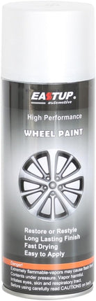 EASTUP Premium Metallic Acrylic Enamel Wheel Paint Pearl Flash White - Brilliant Finish, High Durability, Fade-resistant, Quick Drying Rim Coating Spray Paint.
