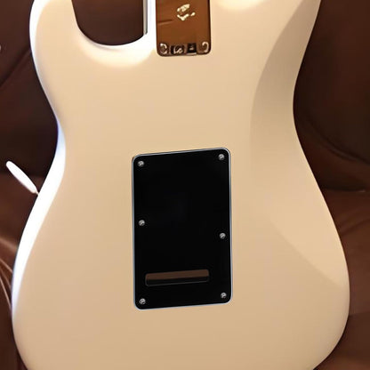 Black 3ply 6-Hole Guitar Back Plate Cavity Cover - photo 4
