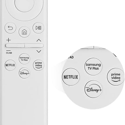 for Samsung Smart TV Remote Control Replacement, Universal Remote for 2016-2025 Samsung Frame Curved Crystal Smart TVs, with Voice Control