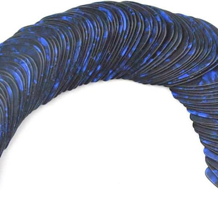 Celluloid Dark Blue Pearl Guitar Or Bass Pick - 0.46 mm Light Gauge - 351 Shape - 24 Pack