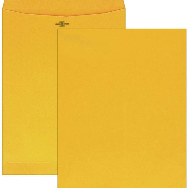 Envelopes, 9" x 12", Clasp Closure, Brown Kraft All-Purpose 24-lb Paper Mailing Envelopes, 20 Count (76020)