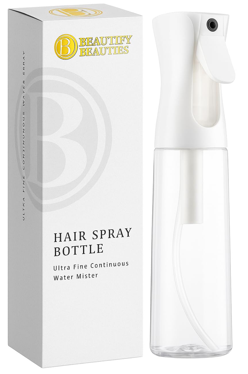 10.1 oz Continuous Mister Spray Bottle for Hair, Plants, Cleaning & Pets