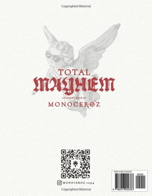 TOTAL MAYHEM COLORING BOOK by MONOCEROZ — Toys & Games