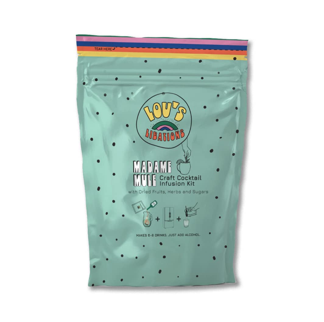 Craft Cocktail Infusion Kits, Cocktail Mix with Dried Fruits & Spices, Party Gifts for Women & Men (1 Pouch of Mixology
