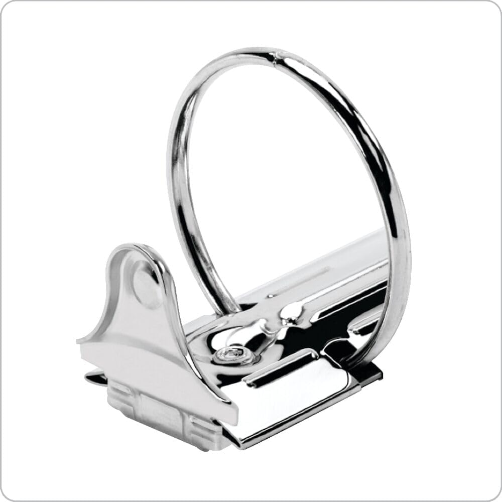 Economy 3 Ring Binders, Binders for School and Office, Durable 1/2 inch Round Rings, Holds 125 Sheets - photo 4