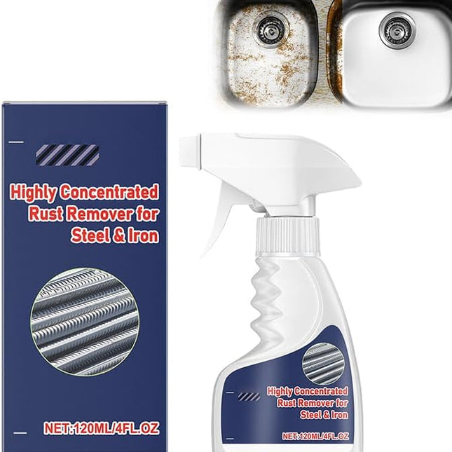 2026 New Rust Remover Spray for Metal, Highly Concentrated Heavy Duty Rust