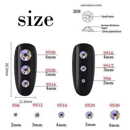 3000 Pieces SS12 3mm Flatback Rhinestones Clear Glass Round Gems Crystals for Nail Art DIY Crafts Clothes Shoes Bags （Light Pink）