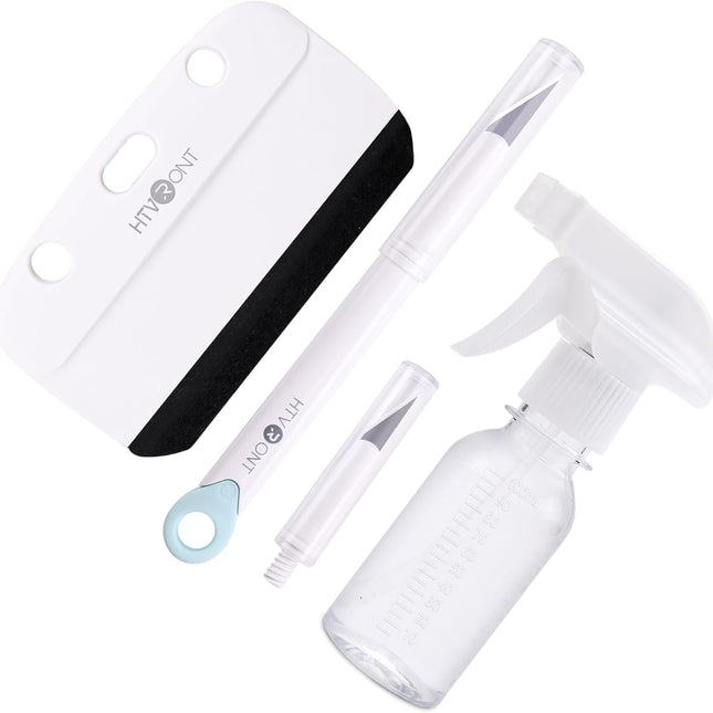 Window Film Kit - 4 Pcs Window Privacy Film Installation Tools, Easy to Apply Glass & Car Windows Tint Kit, Includes