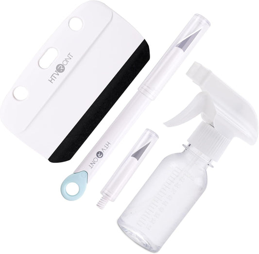 Window Film Kit - 4 Pcs Window Privacy Film Installation Tools, Easy to Apply Glass & Car Windows Tint Kit, Includes