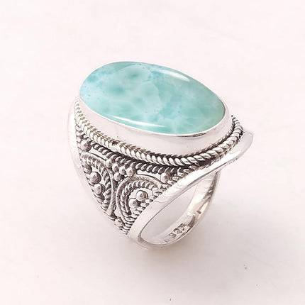 Solid 925 Sterling Silver Rings for Women & Girls, Sterling Silver Gemstone Ring Cocktail Mothers Day Gift, Bridesmaid Gift, Handmade Jewelry