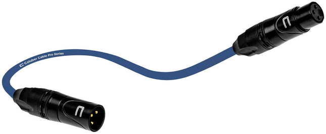 Balanced XLR Cable Male to Female - 3 Feet Blue