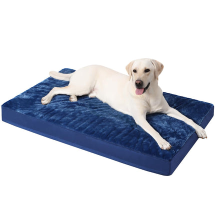 Cama ortopédica para perros grandes con forro impermeable, gris, 35x22
