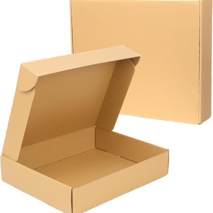 30 Pack 10x8x2 Brown Shipping Boxes Medium, Corrugated Cardboard Boxes for Packaging Small Business