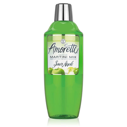 Premium Sour Apple Martini Mix, 7 Servings Per Bottle (28 oz), Perfect for Cocktails, Alcoholic Beverages, Mocktails