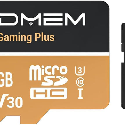Micro SD Card 32GB High-Speed Performance (90MB/s Read, 25MB/s Write), Compatible with DSLR, Drone, Action Camera & Portable Devices（1 microSD Card +1 Adapter）