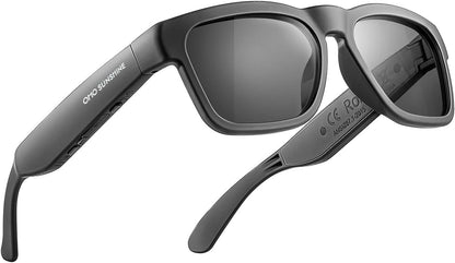 Bluetooth Audio Sunglasses, Lightweight Open Ear Sport Glasses, 10H Playtime,Water Resistant with Voice Control