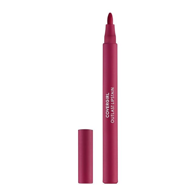 Lipstain, 05 All-Star, Smooth Application, Precise Pen-Like Tip, Transfer-Proof, Satin Stained Finish, Vegan Formula