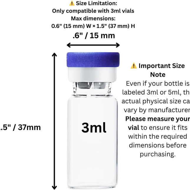 3 ml Vial Storage Hard Case