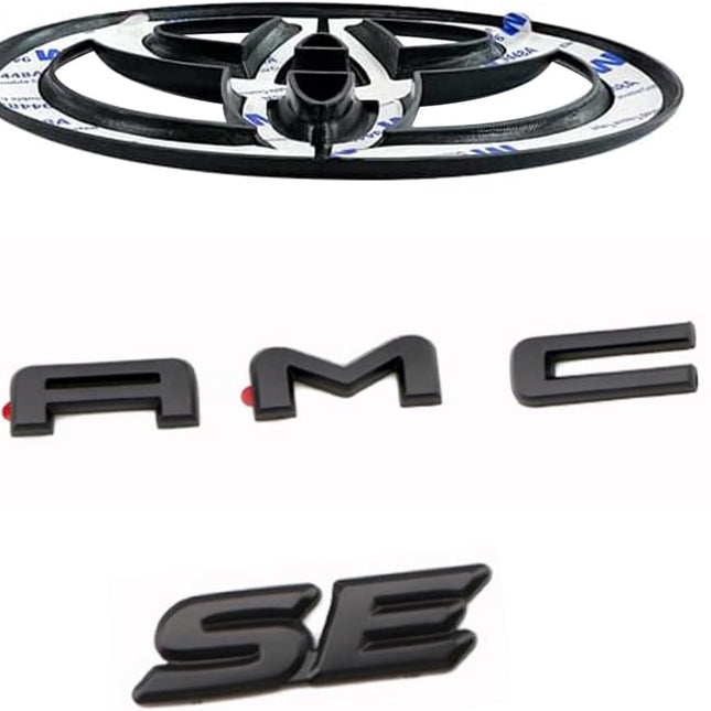 Blackout Emblem Overlays 7Pcs Compatible with Camry SE 2018 2019 2020 2021
