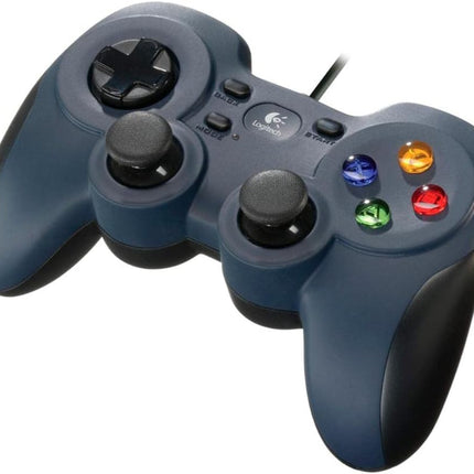 Logitech G F310 Wired Gamepad Controller Console Like Layout 4 Switch D-Pad PC - Blue/Black