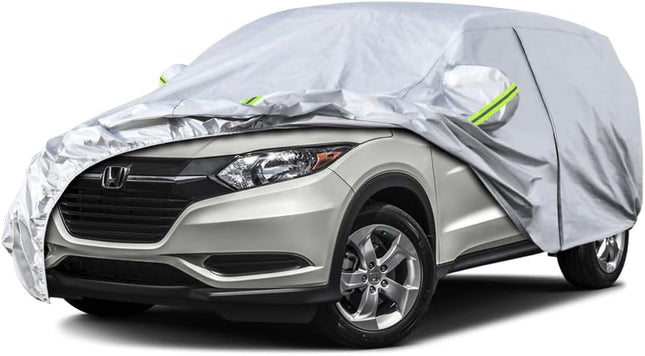 Custom Fit SUV Waterproof Full Car Cover with Zipper Door