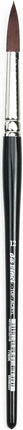 da Vinci Oil & Acrylic Series 7785K Top Acryl Paint Brush, Round Red/Brown Synthetic with Short Black Handle, Size 12